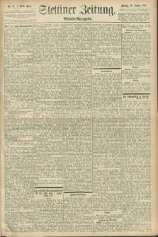 Stettiner Zeitung. 1896, Nr. 32 (20 Januar) - Abend-Ausgabe