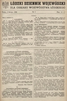 Łódzki Dziennik Wojewódzki. 1950, nr 3
