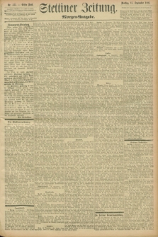 Stettiner Zeitung. 1896, Nr. 433 (15 September) - Morgen-Ausgabe