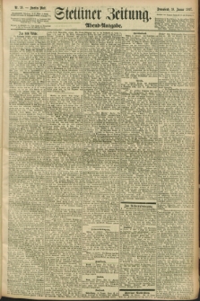 Stettiner Zeitung. 1897, Nr. 26 (16 Januar) - Abend-Ausgabe