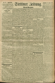 Stettiner Zeitung. 1897, Nr. 38 (23 Januar) - Abend-Ausgabe