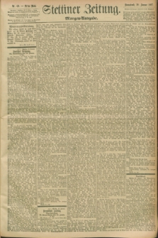Stettiner Zeitung. 1897, Nr. 49 (30 Januar) - Morgen-Ausgabe