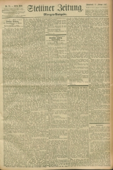 Stettiner Zeitung. 1897, Nr. 73 (13 Februar) - Morgen-Ausgabe