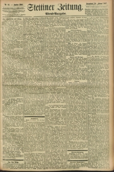 Stettiner Zeitung. 1897, Nr. 86 (20 Februar) - Abend-Ausgabe