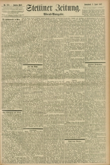 Stettiner Zeitung. 1897, Nr. 158 (3 April) - Abend-Ausgabe