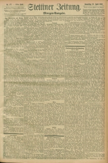 Stettiner Zeitung. 1897, Nr. 177 (15 April) - Morgen-Ausgabe