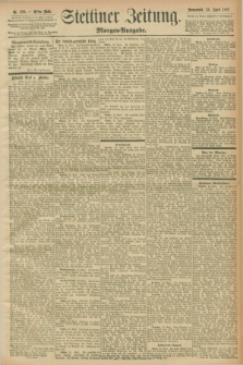 Stettiner Zeitung. 1897, Nr. 189 (24 April) - Morgen-Ausgabe