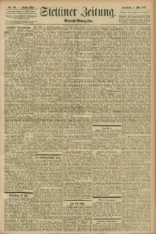 Stettiner Zeitung. 1897, Nr. 202 (1 Mai) - Abend-Ausgabe