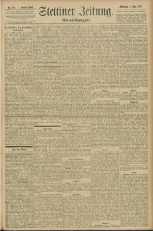 Stettiner Zeitung. 1897, Nr. 264 (9 Juni) - Abend-Ausgabe