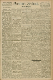 Stettiner Zeitung. 1897, Nr. 282 (19 Juni) - Abend-Ausgabe