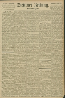 Stettiner Zeitung. 1897, Nr. 290 (24 Juni) - Abend-Ausgabe