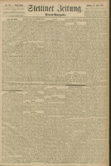 Stettiner Zeitung. 1897, Nr. 296 (28 Juni) - Abend-Ausgabe