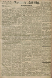 Stettiner Zeitung. 1897, Nr. 323 (14 Juli) - Morgen-Ausgabe