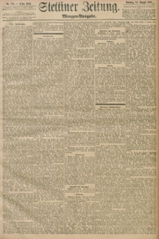 Stettiner Zeitung. 1897, Nr. 379 (15 August) - Morgen-Ausgabe