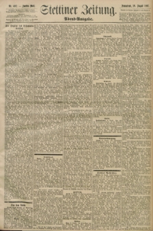 Stettiner Zeitung. 1897, Nr. 402 (28 August) - Abend-Ausgabe