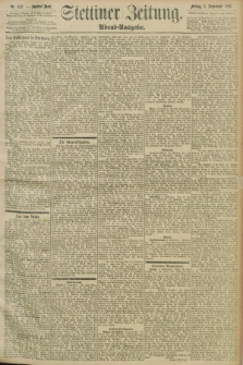 Stettiner Zeitung. 1897, Nr. 412 (3 September) - Abend-Ausgabe