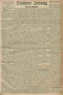 Stettiner Zeitung. 1897, Nr. 413 (4 September) - Morgen-Ausgabe