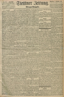 Stettiner Zeitung. 1897, Nr. 421 (9 September) - Morgen-Ausgabe