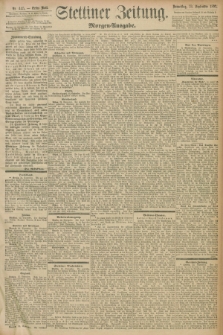 Stettiner Zeitung. 1897, Nr. 445 (23 September) - Morgen-Ausgabe