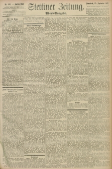 Stettiner Zeitung. 1897, Nr. 450 (25 September) - Abend-Ausgabe