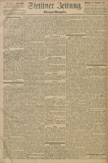 Stettiner Zeitung. 1897, Nr. 455 (29 September) - Morgen-Ausgabe