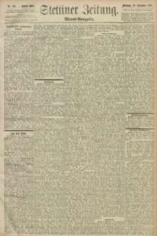 Stettiner Zeitung. 1897, Nr. 456 (29 September) - Abend-Ausgabe