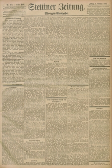 Stettiner Zeitung. 1897, Nr. 459 (1 Oktober) - Morgen-Ausgabe