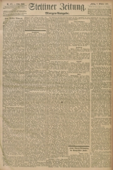 Stettiner Zeitung. 1897, Nr. 471 (8 Oktober) - Morgen-Ausgabe