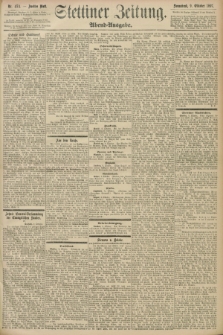 Stettiner Zeitung. 1897, Nr. 474 (9 Oktober) - Abend-Ausgabe