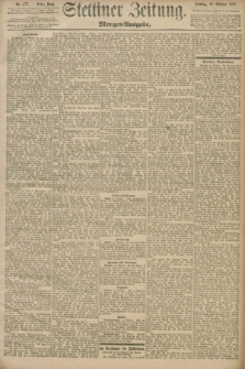 Stettiner Zeitung. 1897, Nr. 477 (12 Oktober) - Morgen-Ausgabe