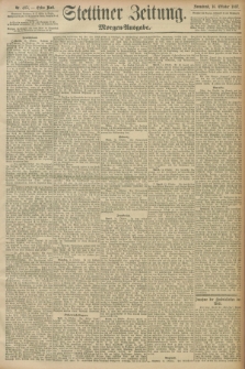 Stettiner Zeitung. 1897, Nr. 485 (16 Oktober) - Morgen-Ausgabe