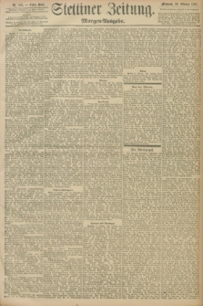 Stettiner Zeitung. 1897, Nr. 491 (20 Oktober) - Morgen-Ausgabe
