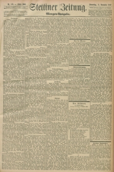 Stettiner Zeitung. 1897, Nr. 529 (11 November) - Morgen-Ausgabe