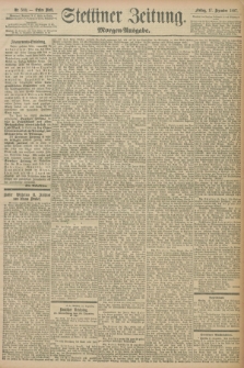 Stettiner Zeitung. 1897, Nr. 589 (17 Dezember) - Morgen-Ausgabe