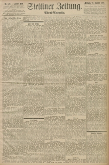Stettiner Zeitung. 1897, Nr. 598 (22 Dezember) - Abend-Ausgabe