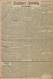 Stettiner Zeitung. 1898, Nr. 8 (6 Januar) - Abend-Ausgabe