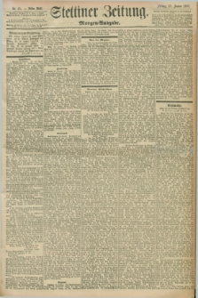 Stettiner Zeitung. 1898, Nr. 45 (28 Januar) - Morgen-Ausgabe