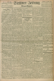 Stettiner Zeitung. 1898, Nr. 49 (30 Januar) - Morgen-Ausgabe