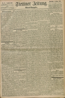 Stettiner Zeitung. 1898, Nr. 56 (3 Februar) - Abend-Ausgabe