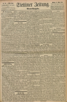 Stettiner Zeitung. 1898, Nr. 122 (14 März) - Abend-Ausgabe