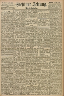 Stettiner Zeitung. 1898, Nr. 128 (17 März) - Abend-Ausgabe