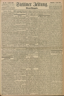 Stettiner Zeitung. 1898, Nr. 156 (2 April) - Abend-Ausgabe