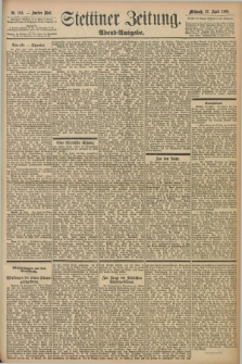 Stettiner Zeitung. 1898, Nr. 194 (27 April) - Abend-Ausgabe