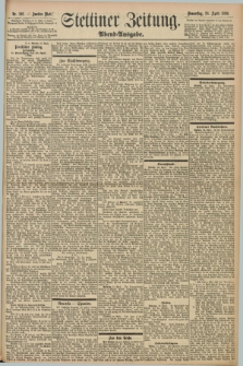 Stettiner Zeitung. 1898, Nr. 196 (28 April) - Abend-Ausgabe