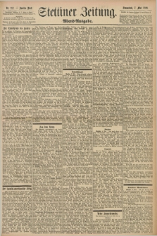 Stettiner Zeitung. 1898, Nr. 212 (7 Mai) - Abend-Ausgabe