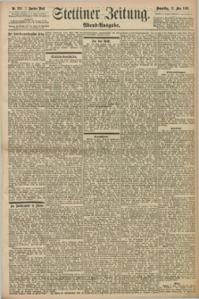 Stettiner Zeitung. 1898, Nr. 220 (12 Mai) - Abend-Ausgabe