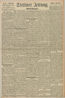 Stettiner Zeitung. 1898, Nr. 266 (10 Juni) - Abend-Ausgabe
