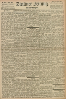 Stettiner Zeitung. 1898, Nr. 282 (20 Juni) - Abend-Ausgabe