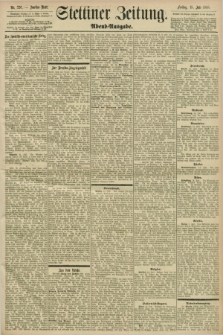 Stettiner Zeitung. 1898, Nr. 326 (15 Juli) - Abend-Ausgabe