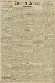 Stettiner Zeitung. 1898, Nr. 344 (26 Juli) - Abend-Ausgabe